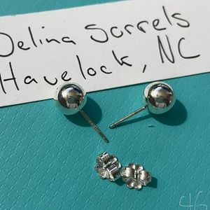 Tiffany & Co 8mm Hardware Ball Earrings